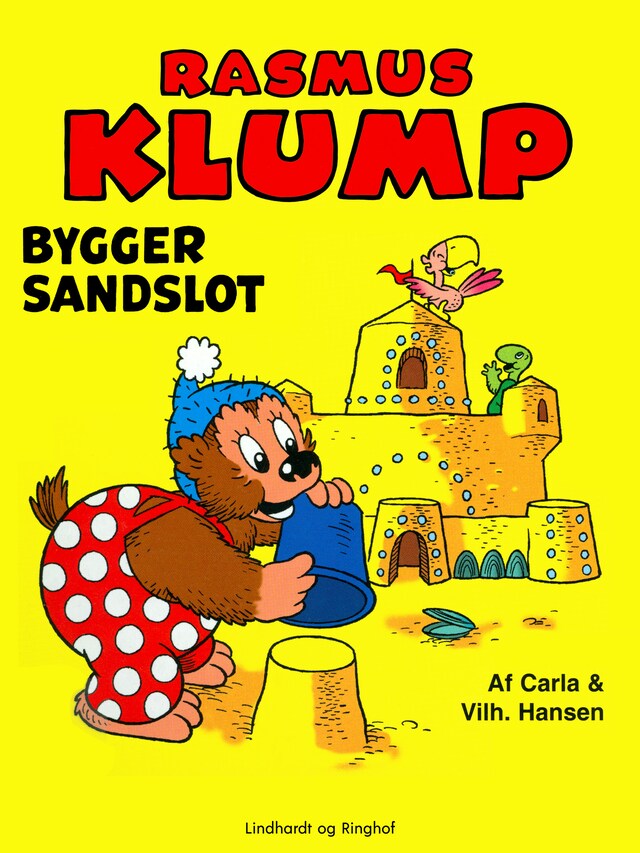 Bogomslag for Rasmus Klump bygger sandslot