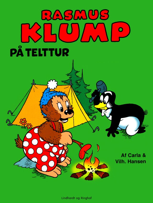 Bogomslag for Rasmus Klump på telttur