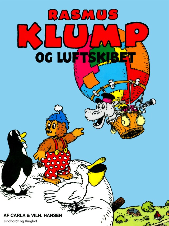 Bogomslag for Rasmus Klump og luftskibet