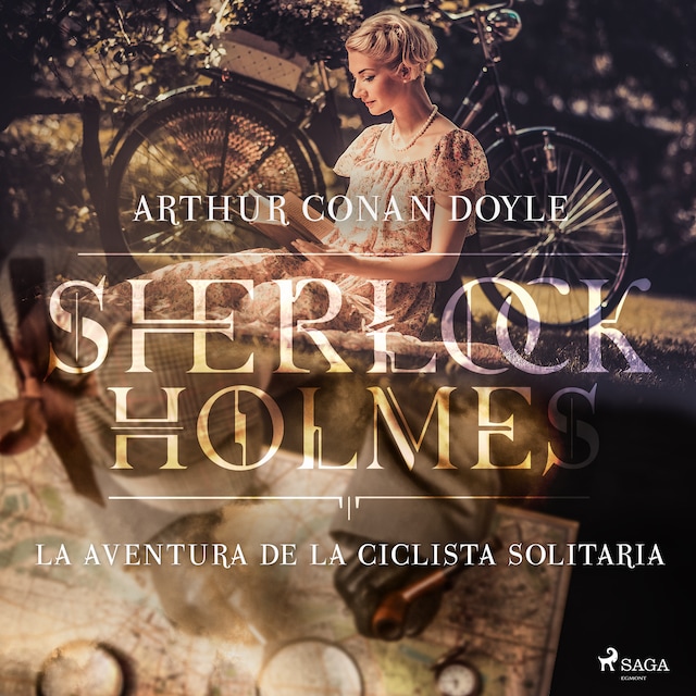 Book cover for La aventura de la ciclista Solitaria