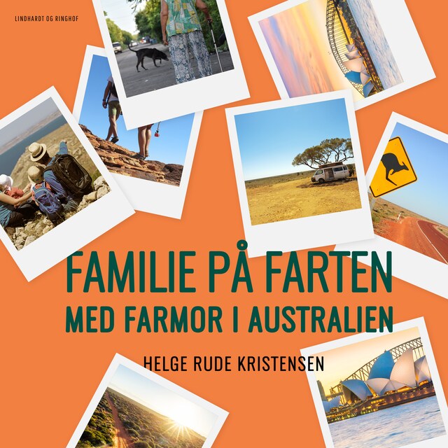 Boekomslag van Familie på farten. Med farmor i Australien