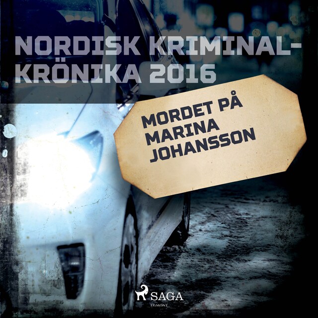 Copertina del libro per Mordet på Marina Johansson