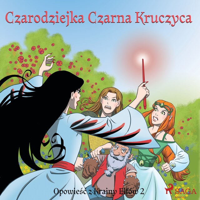 Book cover for Opowieść z Krainy Elfów 2 - Czarodziejka Czarna Kruczyca