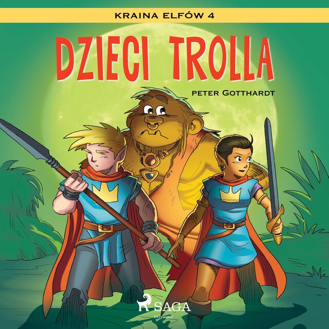 Book cover for Kraina Elfów 4 - Dzieci trolla