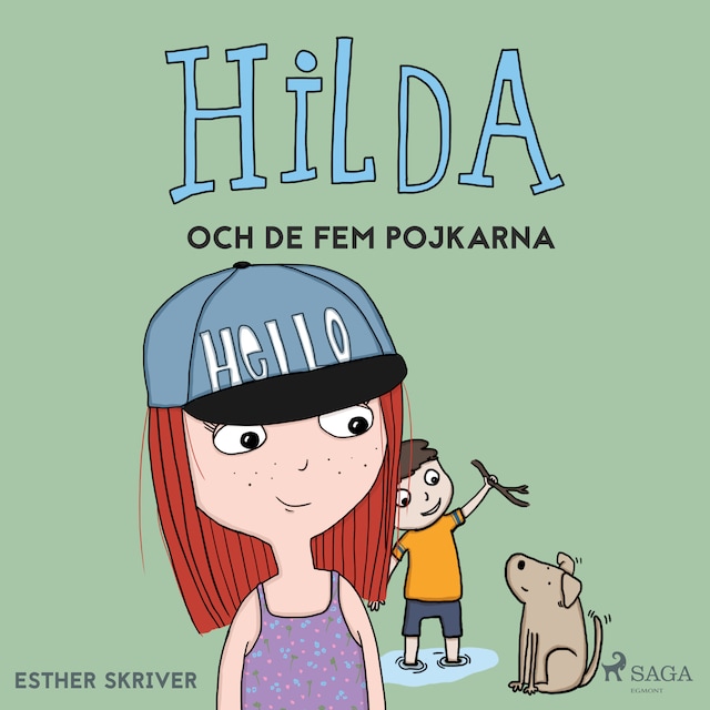 Buchcover für Hilda och de fem pojkarna