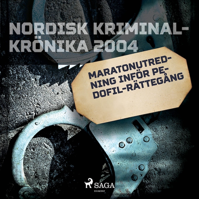 Copertina del libro per Maratonutredning inför pedofil-rättegång