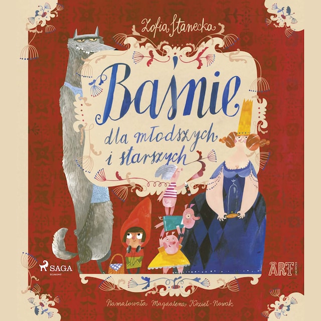 Book cover for Baśnie dla młodszych i starszych: Czerwony Kapturek