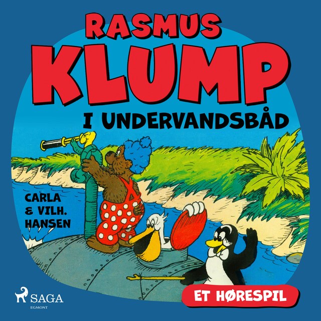 Bogomslag for Rasmus Klump i undervandsbåd (hørespil)