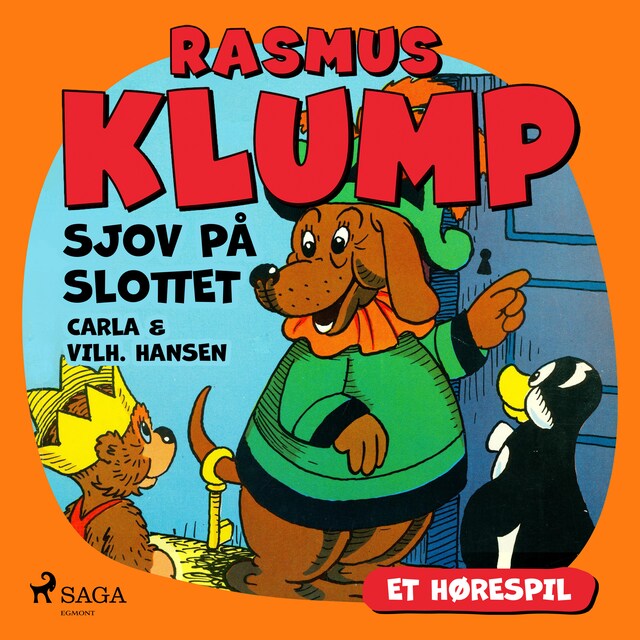 Bogomslag for Rasmus Klump - sjov på slottet (hørespil)