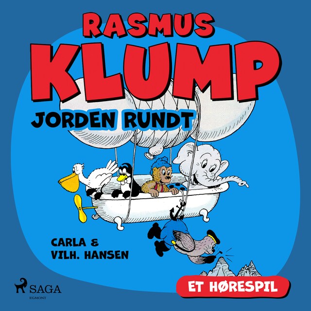 Bogomslag for Rasmus Klump - Jorden rundt (hørespil)