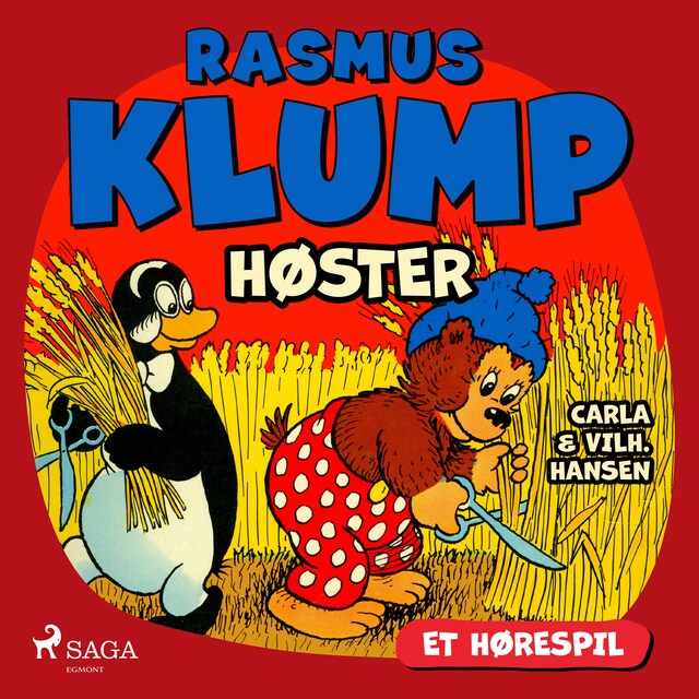 Bogomslag for Rasmus Klump høster (hørespil)