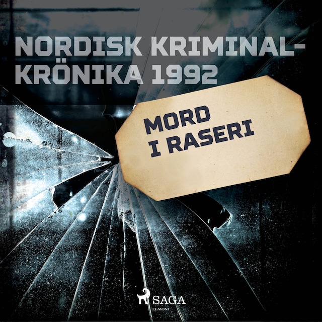 Book cover for Mord i raseri