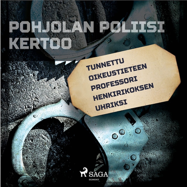 Book cover for Tunnettu oikeustieteen professori henkirikoksen uhriksi