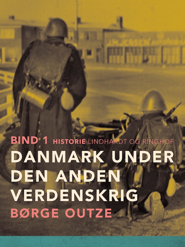 Boekomslag van Danmark under den anden verdenskrig. Bind 1