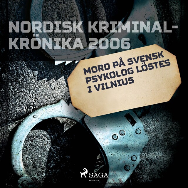 Book cover for Mord på svensk psykolog löstes i Vilnius