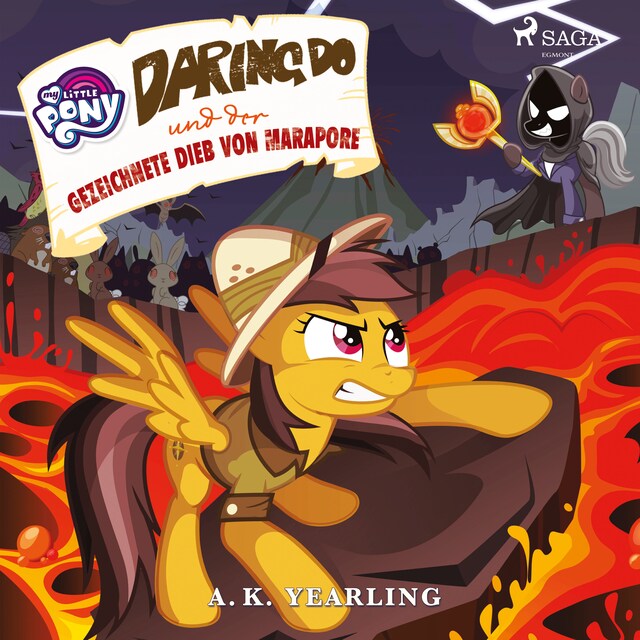 Boekomslag van My Little Pony - Daring Do und der gezeichnete Dieb von Marapore