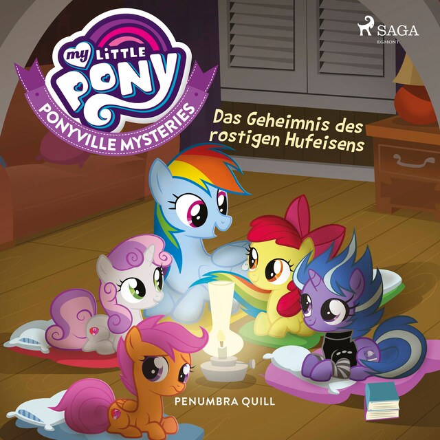 Couverture de livre pour My Little Pony - Ponyville Mysteries - Das Geheimnis des rostigen Hufeisens