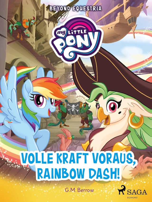Kirjankansi teokselle My Little Pony - Beyond Equestria - Volle Kraft voraus, Rainbow Dash!