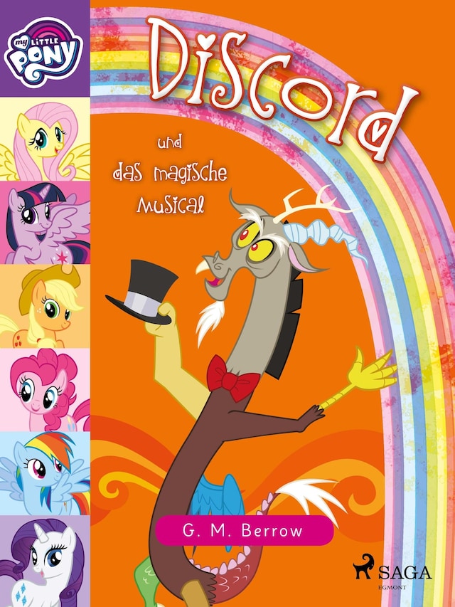 Kirjankansi teokselle My Little Pony - Discord und das magische Musical