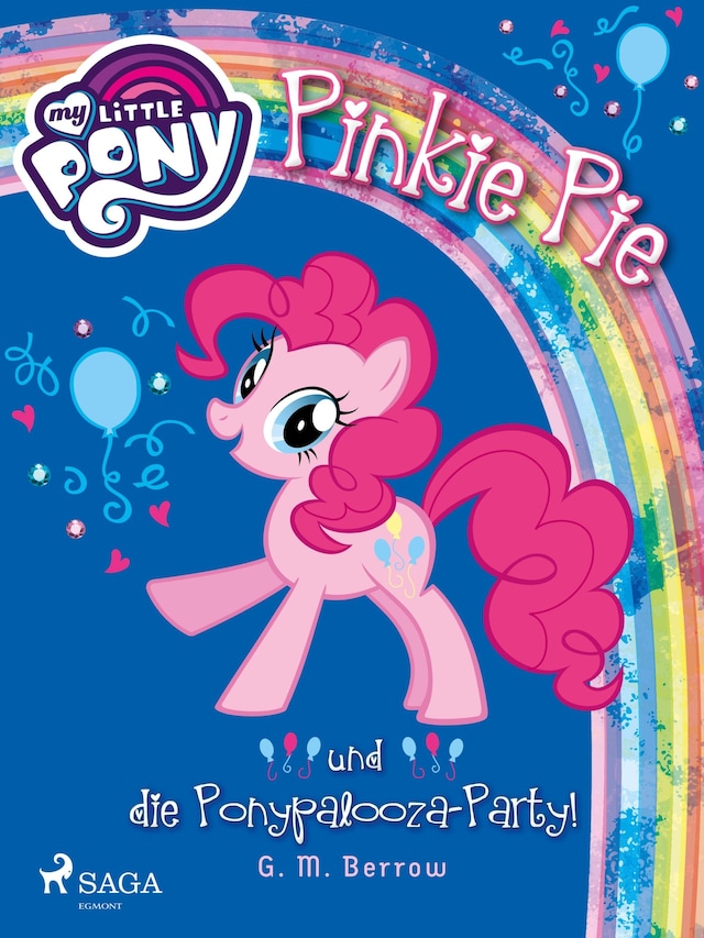 Kirjankansi teokselle My Little Pony - Pinkie Pie und die Ponypalooza-Party!