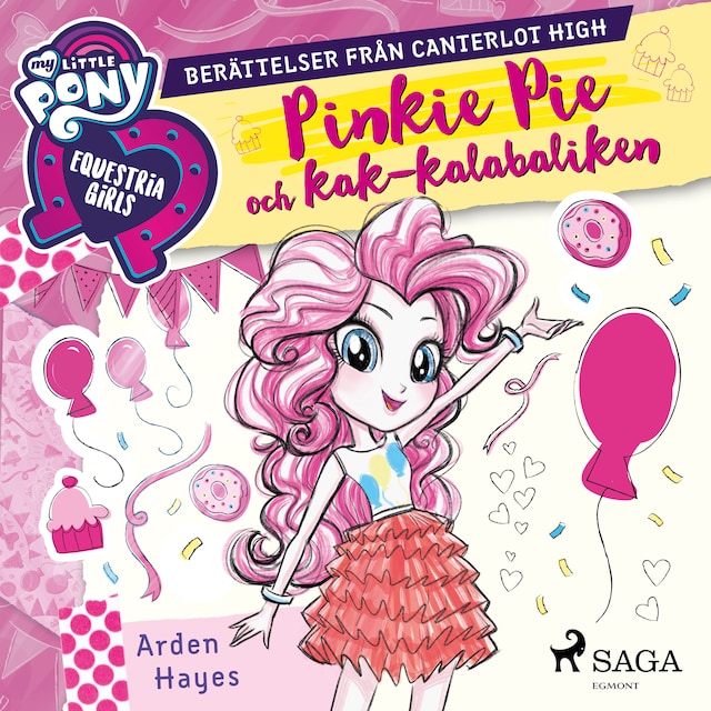 Book cover for Equestria Girls - Pinkie Pie och kak-kalabaliken