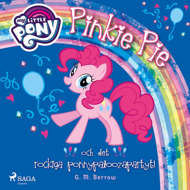 Okładka książki dla Pinkie Pie och det rockiga ponnypaloozapartyt!
