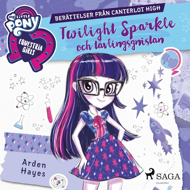 Book cover for Twilight Sparkle och tävlingsgnistan