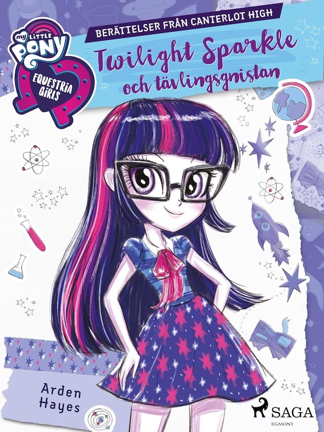 Kirjankansi teokselle Equestria Girls - Twilight Sparkle och tävlingsgnistan