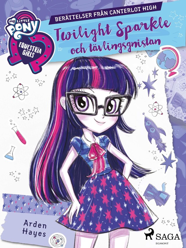 Okładka książki dla Equestria Girls - Twilight Sparkle och tävlingsgnistan