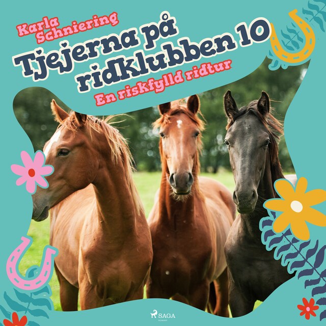 Copertina del libro per Tjejerna på ridklubben 10 - En riskfylld ridtur