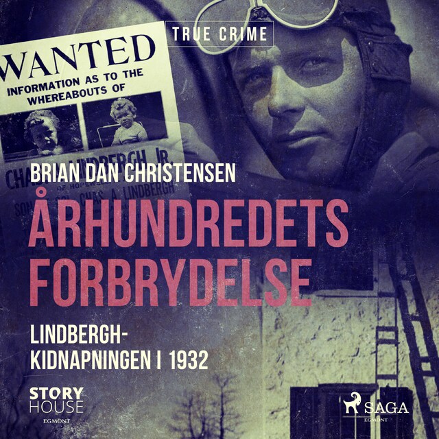 Bogomslag for Århundredets forbrydelse - Lindbergh-kidnapningen i 1932