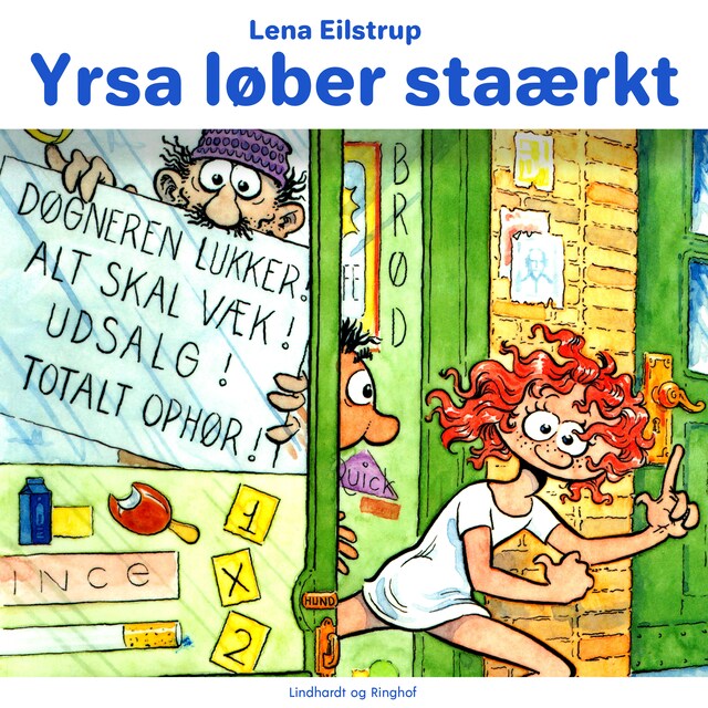 Bogomslag for Yrsa løber stærkt