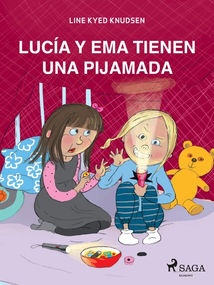 Lucía y Ema tienen una pijamada bookCoverFor