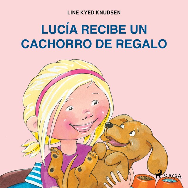 Book cover for Lucía recibe un cachorro de regalo