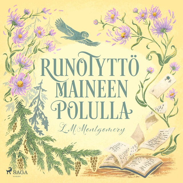 Book cover for Runotyttö maineen polulla