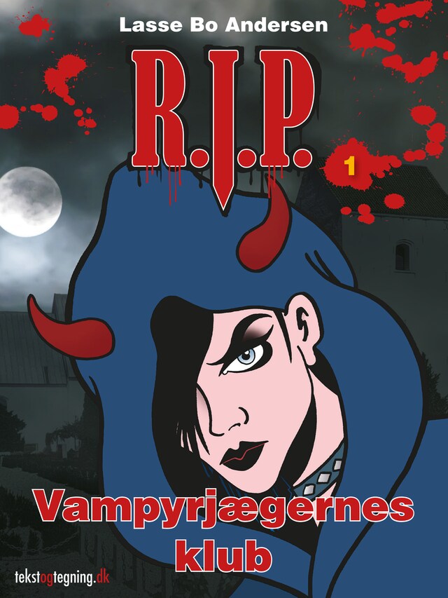 Bogomslag for R.I.P. (1) - Vampyrjægernes klub