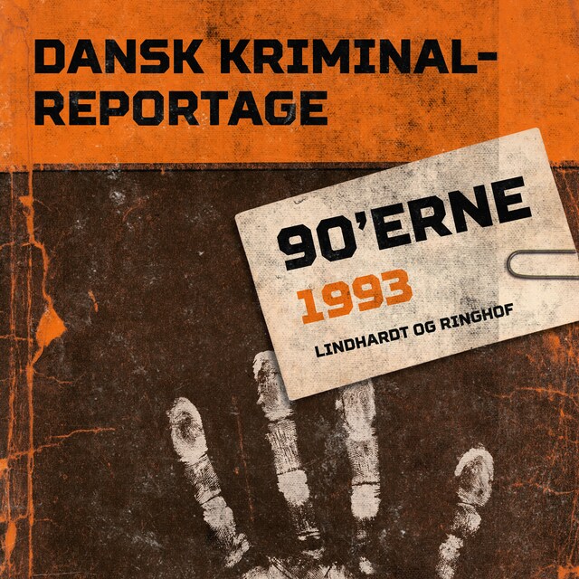 Okładka książki dla Dansk Kriminalreportage 1993