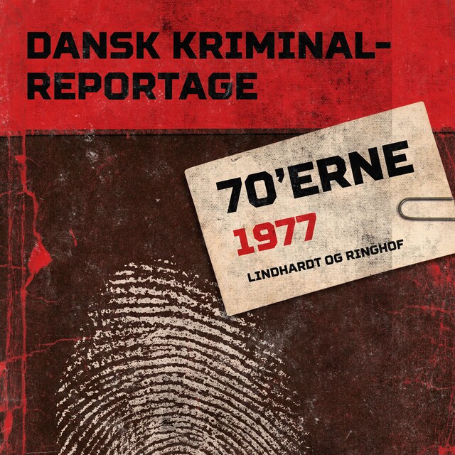 Book cover for Dansk Kriminalreportage 1977