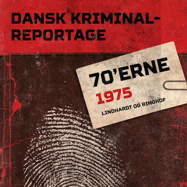 Portada de libro para Dansk Kriminalreportage 1975