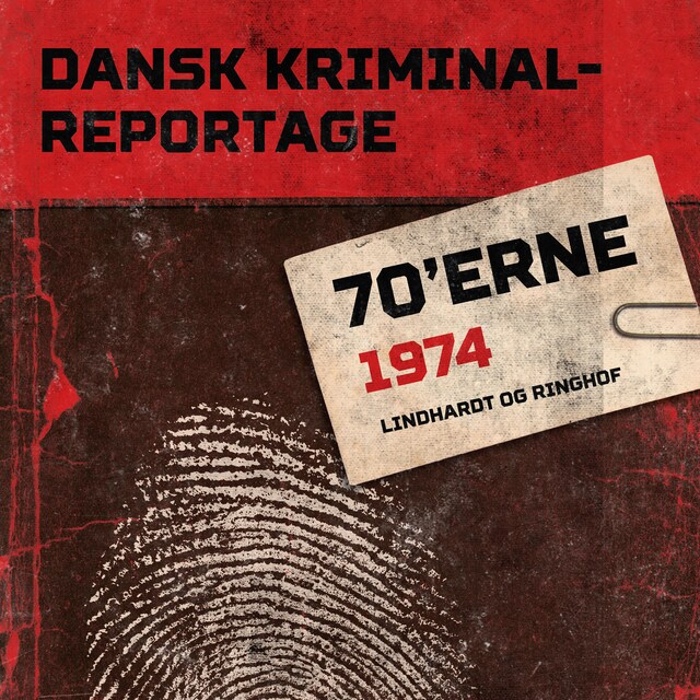 Book cover for Dansk Kriminalreportage 1974