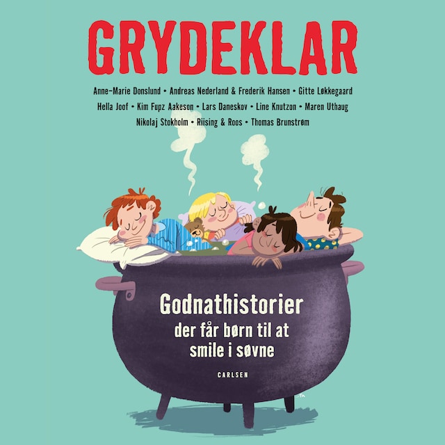 Bokomslag for Grydeklar - Godnathistorier, der får børn til at smile i søvne