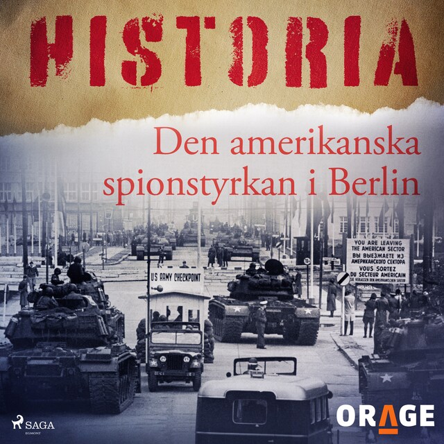 Book cover for Den amerikanska spionstyrkan i Berlin