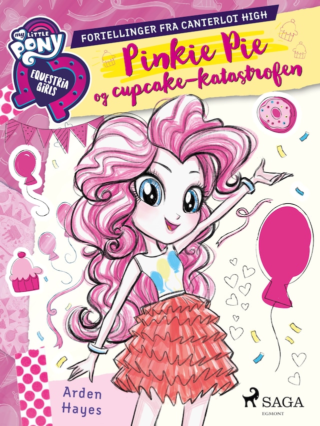 Kirjankansi teokselle My Little Pony - Pinkie Pie og cupcake-katastrofen