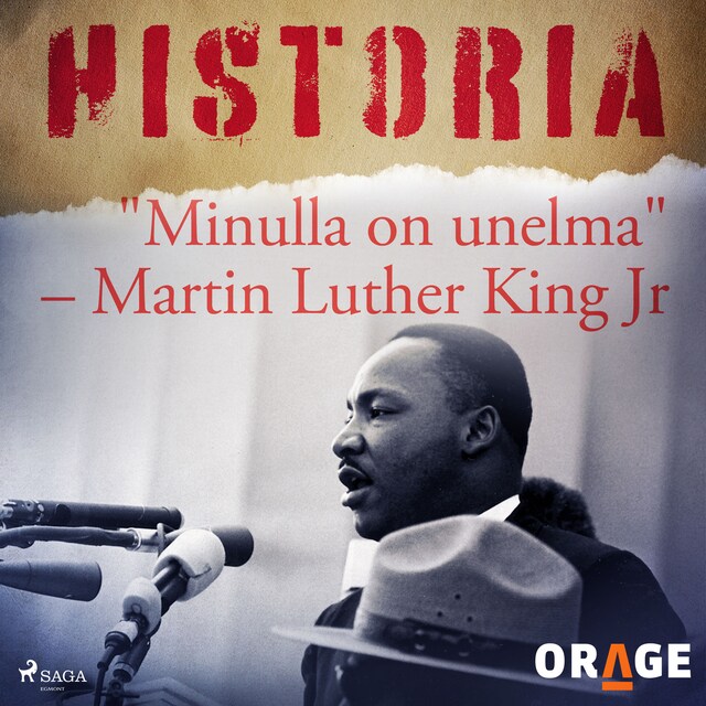 Book cover for "Minulla on unelma" – Martin Luther King Jr