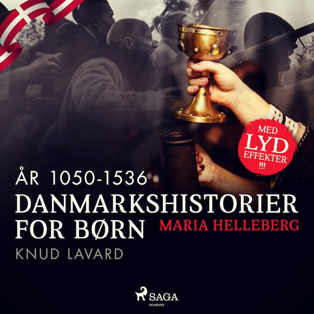 Bogomslag for Danmarkshistorier for børn (6) (år 1050-1536) - Knud Lavard