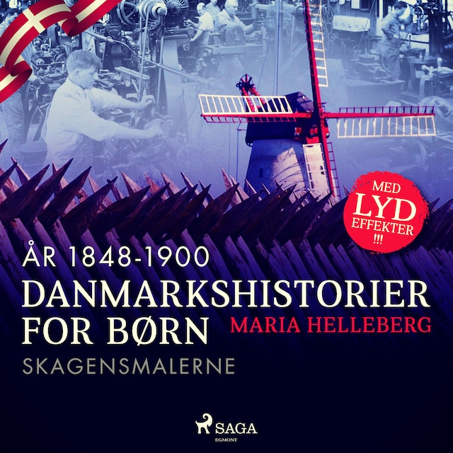 Bogomslag for Danmarkshistorier for børn (35) (år 1848-1900) - Skagensmalerne