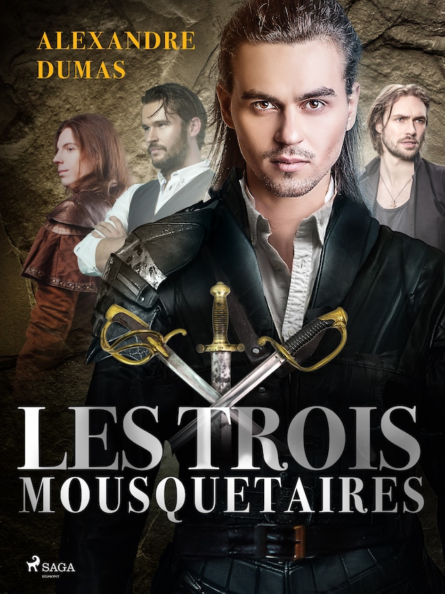 Boekomslag van Les Trois Mousquetaires