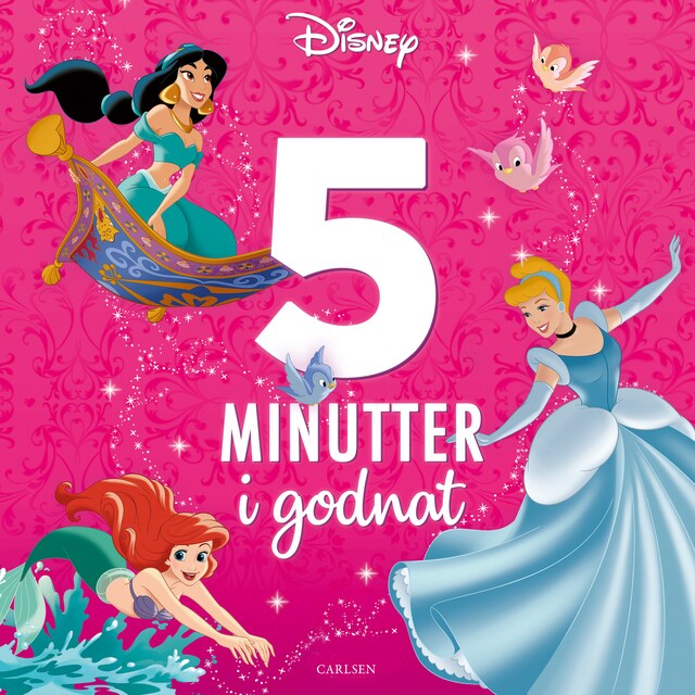 Bogomslag for Fem minutter i godnat - Disney-prinsesser