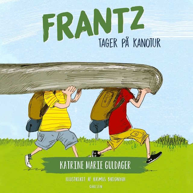 Bogomslag for Frantz-bøgerne (8) - Frantz tager på kanotur