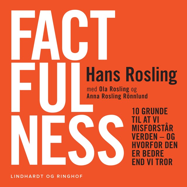 Book cover for Factfulness - Hvordan den moderne verden virkelig skal forstås